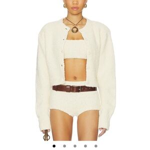 Sir the label Tropicana cardigan in natural. Never worn!